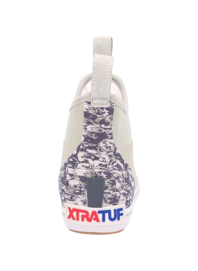 Xtratuf Women's 6 Inch Ankle Deck Boot, Trolling Pack Stone Gray, Size 10 - Image 4