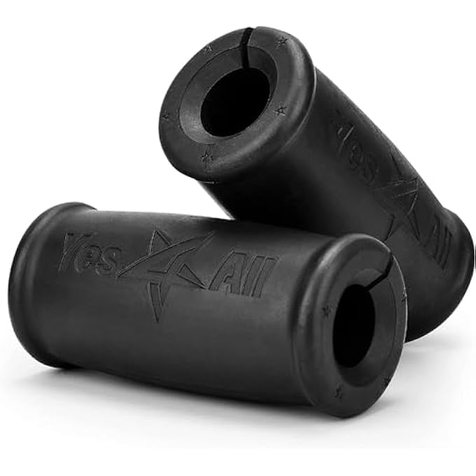 rayihni Thick Bar Grips/Thick Grips For Barbell, Weight Lifting, Body Building Training – Thick Bar Adapter/Barbell Grips (Blue, Set Of 2) - Image 1