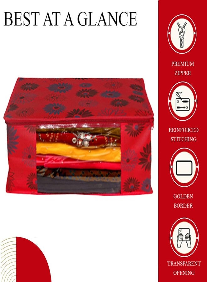SHAPING FABRIC Garment Cover Non-Woven 90 GSM with Transparent Window & Double Metal Zipper - Pack of 10 | Dustproof Clothes Storage Bag for Sarees, Suits, Jackets, Shirts SBXLRL152493517524148524118 - Image 4