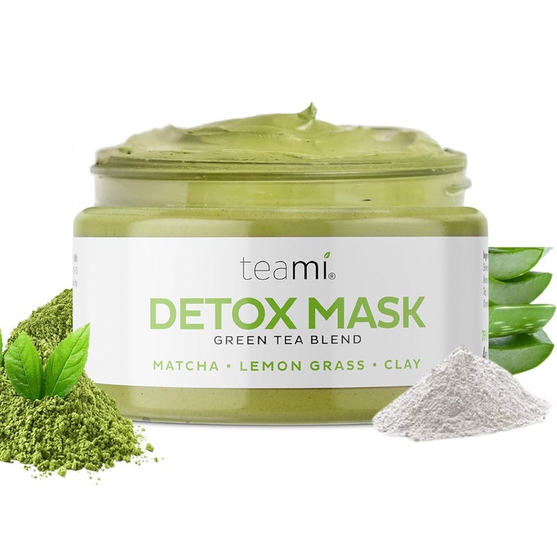 teami Teami Detox Face Mask for Hydraiting Moisturizing  Purifying Blackhead Remover Green Tea Deep Cleanse Mask reduces Acne  oil Pore Minimizer Clay Mask for All Skin Types Stick Mask Alternative