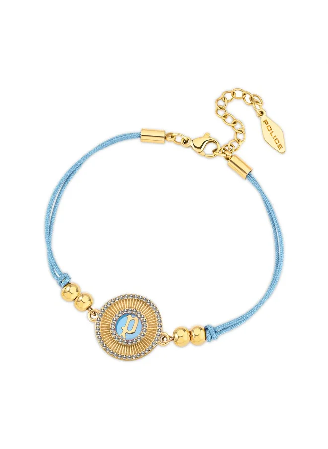 بوليس Police Luck Gold Plated Ladies Bracelet With Crystals 170+35MM - PEJLB0003604