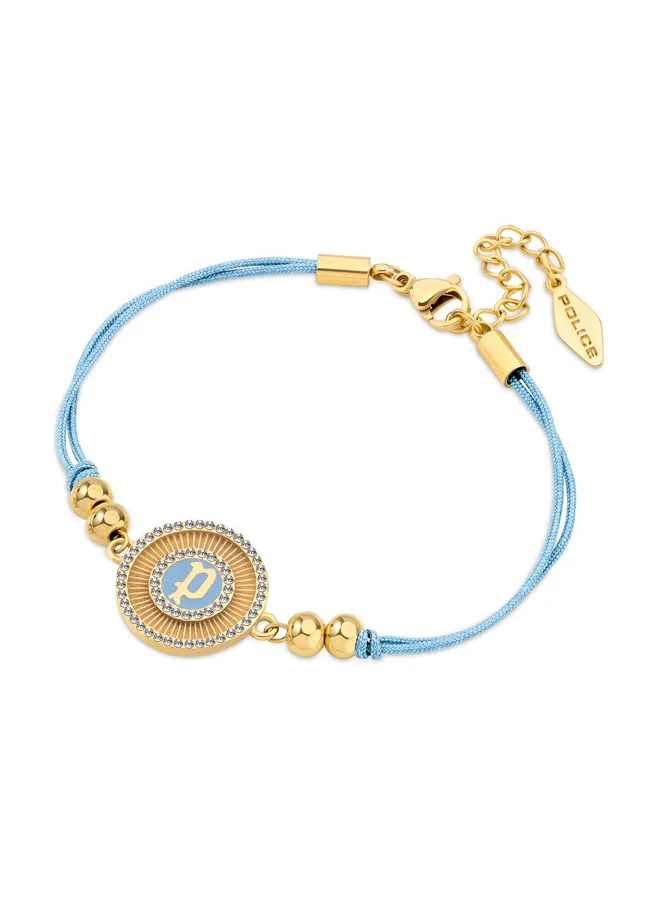 بوليس Police Luck Gold Plated Ladies Bracelet With Crystals 170+35MM - PEJLB0003604