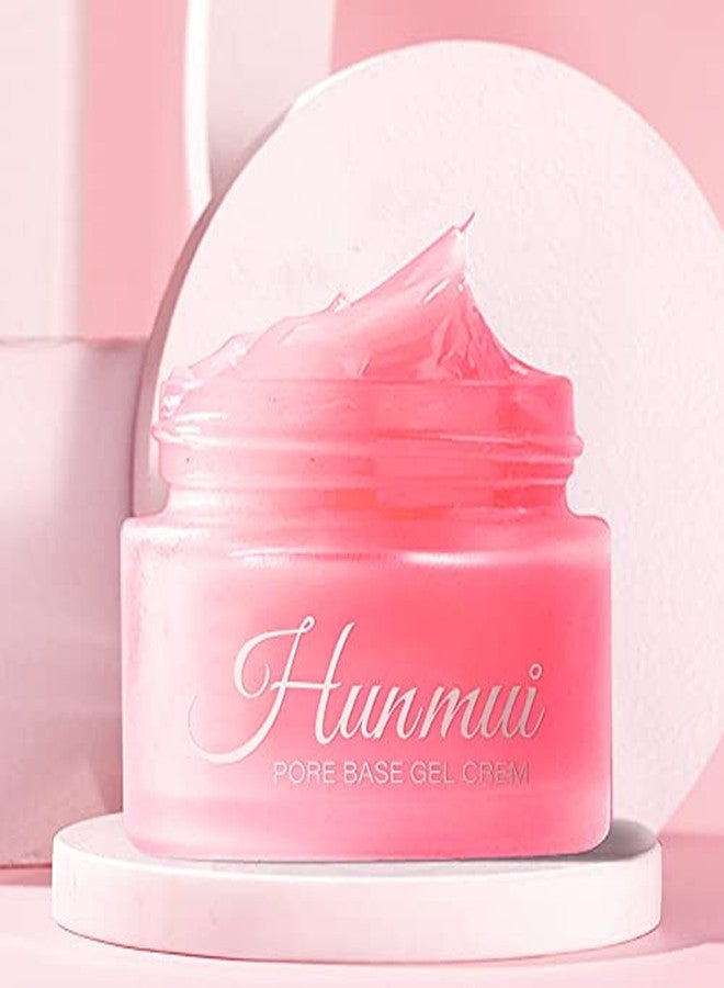JISKG 2Pcs Hunmui face primer pore base gel cream，Magical perfecting base face primer under foundation Anti-Aging WrinklesShrink Pore Remove Fine LinesExfoliatingAnti-Oxidation transparent - Image 2