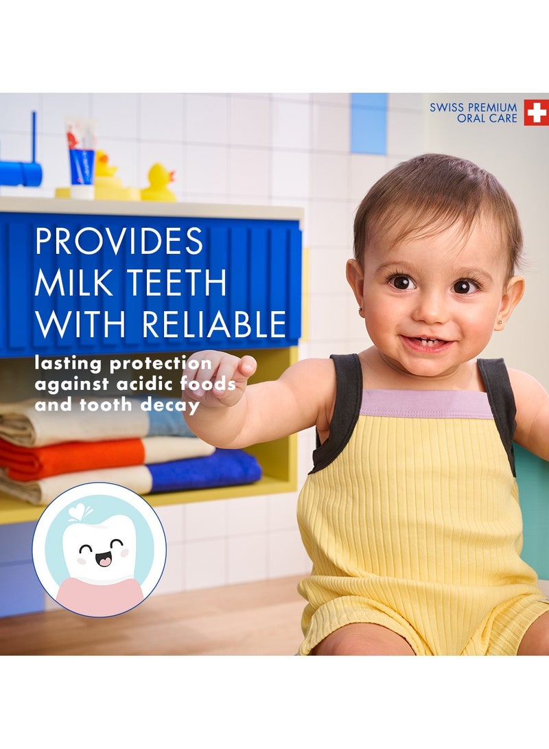 كيورا بروكس معجون أسنان للأطفال بنكهة الفراولة بدون فلورايد None - Image 4