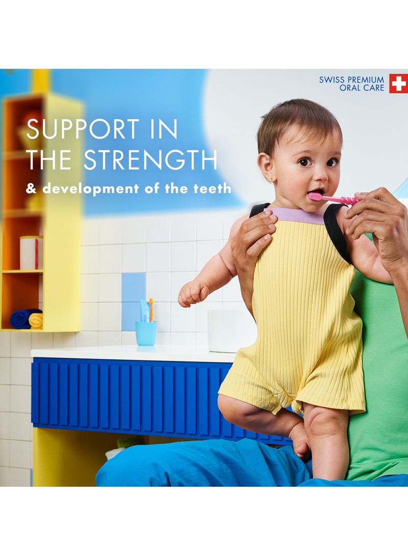 كيورا بروكس معجون أسنان للأطفال بنكهة الفراولة بدون فلورايد None - Image 3