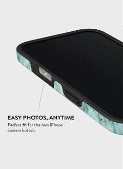 BURGA BURGA Phone Case Compatible with iPhone 16 PRO - Hybrid 2-Layer Hard Shell + Silicone Protective Case - Uluwatu - Scratch-Resistant Shockproof Mobile Cover  - Image 5