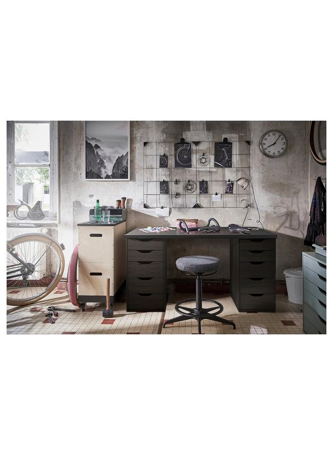 erorex Table Top, Black-Brown, 140X60 Cm - Image 4