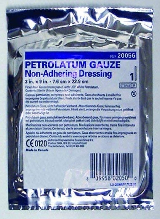 McKesson Performance Petrolatum Impregnated Gauze 3"X9" Sterile - Box of 12 - Model 61-20056 - Image 2