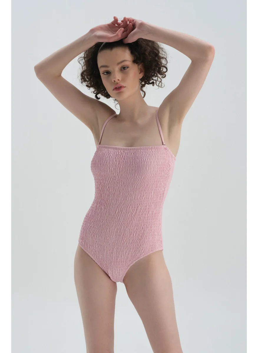 dagi Pink Strapless Swimwear