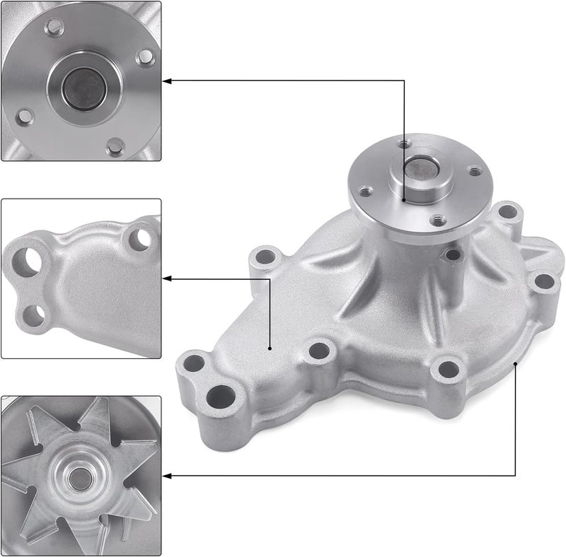 AULINK Water Pump 1G772-73030 for Kubota V3307 Engine - Fits SVL75, M5040, KX080 Series - Image 2