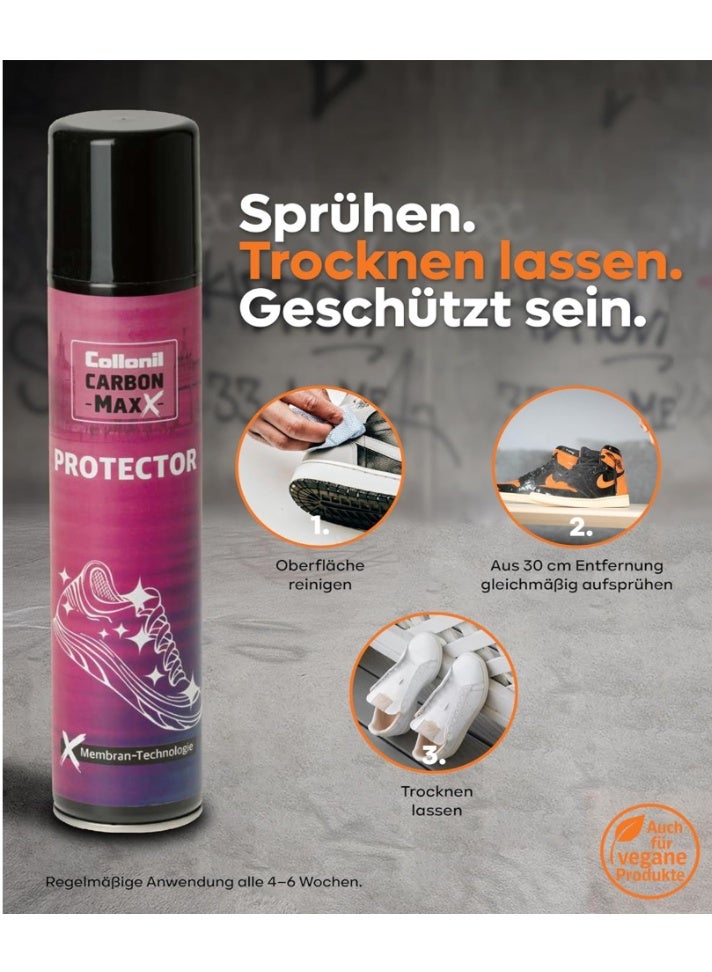 Collonil Carbon MaxX Protector - Membrane Technology for Xtra Protection - Waterproofing Spray Protects Against Moisture and Dirt - Waterproofing Spray Shoes - Sneaker Cleaner - Shoe Care - Image 3