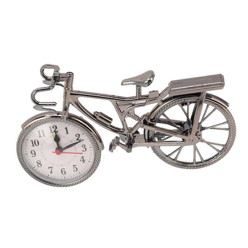 Bike Clock Lifelike Vintage Decorative Ornament Compact Table Alarm Clock for Home Dormitory Office - Image 2