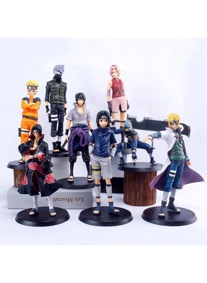 Naruto Handmade Anime Childhood Sasuke Sakura Broadsword Kakashi Uchiha Mustang Watergate Model Pendulum-Color:Big Naruto Feng Shui Gate Boxed  - Image 2