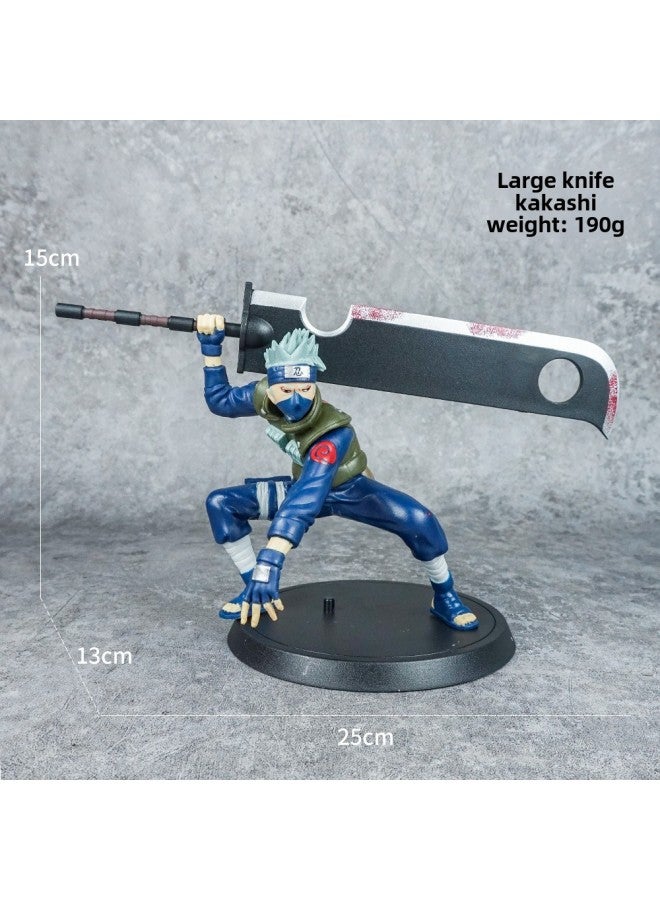 Naruto Handmade Anime Childhood Sasuke Sakura Broadsword Kakashi Uchiha Mustang Watergate Model Pendulum-Color:Big Naruto Feng Shui Gate Boxed  - Image 5