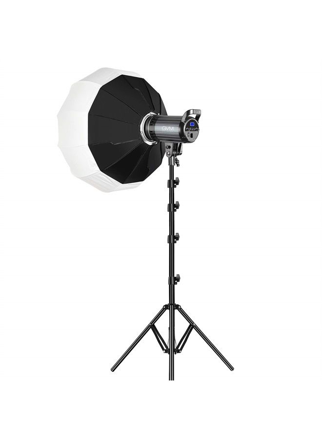 GVM Great Video Maker Bi-Color LED Video Light, GVM 100W Photography Lighting with Bowens Mount, APP Control System, Lantern Softbox Video Lighting Kit for YouTube Outdoor Studio, Dimmable 3200K-5600K, CRI 97+ - Image 1