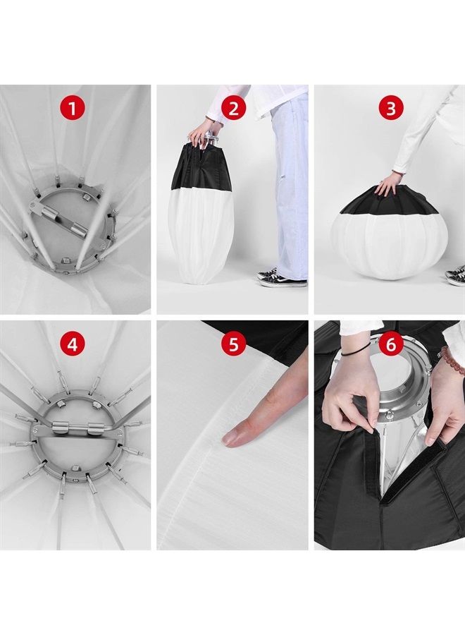 GVM Great Video Maker Bi-Color LED Video Light, GVM 100W Photography Lighting with Bowens Mount, APP Control System, Lantern Softbox Video Lighting Kit for YouTube Outdoor Studio, Dimmable 3200K-5600K, CRI 97+ - Image 3