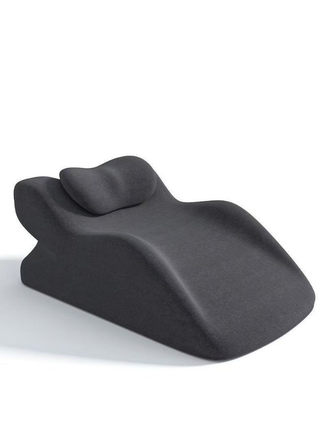 Relex Ergonomic Wedge Prone Pillow, Multi-Functional Memory Foam Bed Pillow, Leg Positioner Pillows for Bed Breaks, Sitting Up, Back Support, Sleeping, Back and Leg Pain Relief - Image 1