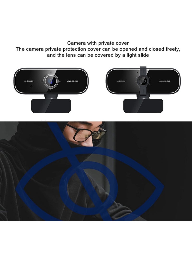 Q1 Full HD 1080p Webcam with Built-in Microphone – USB Plug & Play for Video Calling, Streaming, and Recording - Image 2