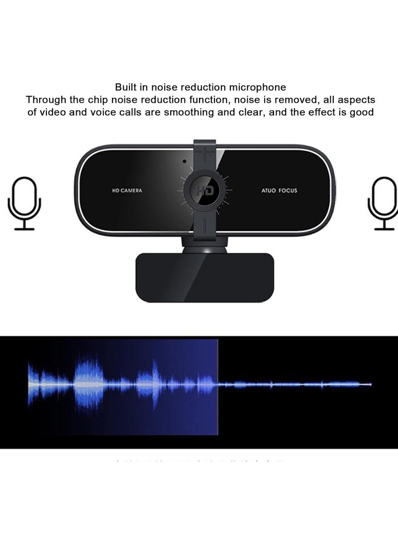 Q1 Full HD 1080p Webcam with Built-in Microphone – USB Plug & Play for Video Calling, Streaming, and Recording - Image 4