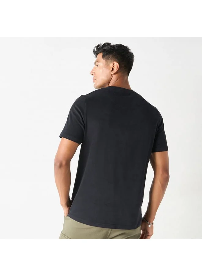 Ecko Unltd. Ecko Unltd Logo Print T-shirt with Short Sleeves and Crew Neck