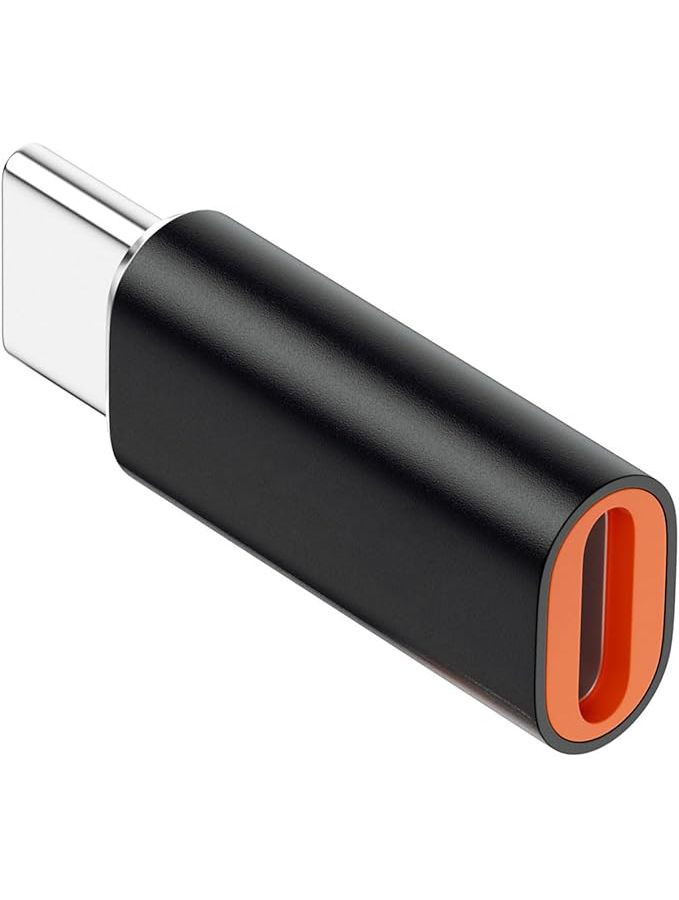 Black USB C Adapter Converter with Premium Metal Housing 100W Fast Charging Universal Compatibility - Image 1