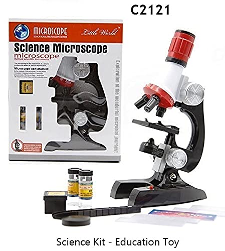 Globular Science Kits with Slides Educational Beginner Microscope Kit with LED 100X 400X and 1200X Magnification for Kids Students - Image 3