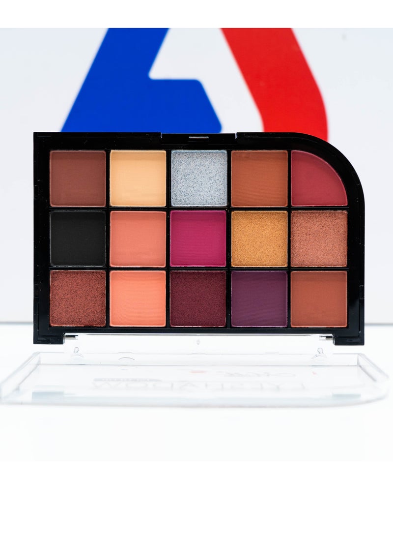 Menow - New Eyeshadow Professional Palette - 15 Colors - Image 1