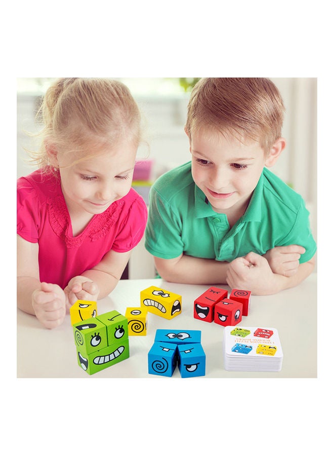 Wooden Expression Puzzle Game - Image 2