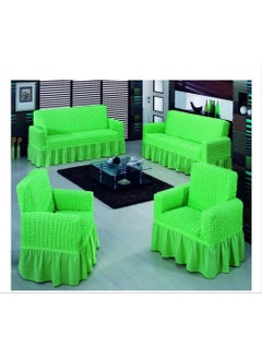 Bright Home غلاف كرسي بذراعين برايت هوم بيرومجو، أريكة، غلاف أريكة سرير، غلاف أريكة مرن 3311TAKIM  - Image 1