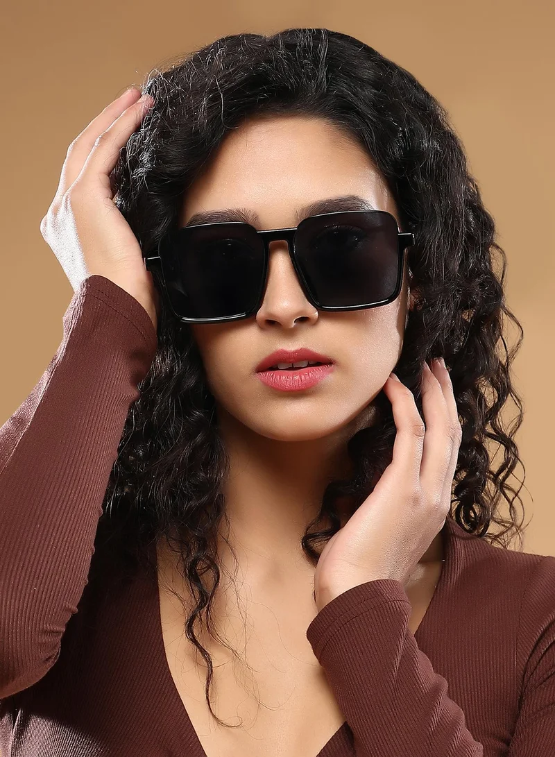 Haute Sauce Polarized Full Rim Oversized Sunglasses For Women