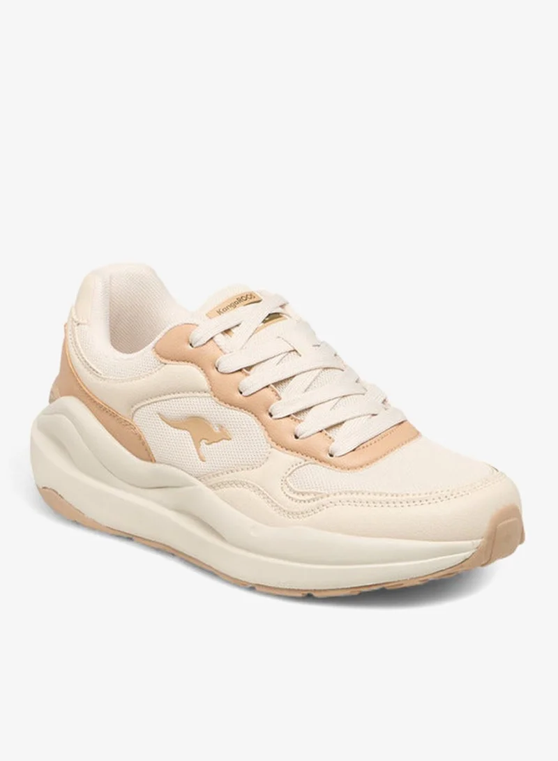 kangaROOS Women's Panelled Lace-Up Sports Shoes