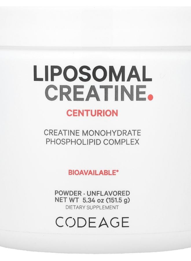 Codeage Liposomal Creatine Monohydrate Powder Unflavored 5.34 oz (151.5 g)