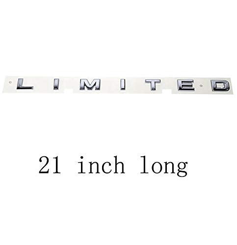 EmbRoom 2pcs Limited Emblems, Side Badge Nameplate 3D Replacement Truck Stickers Decals for 150 250 350 (Chrome) - Image 3