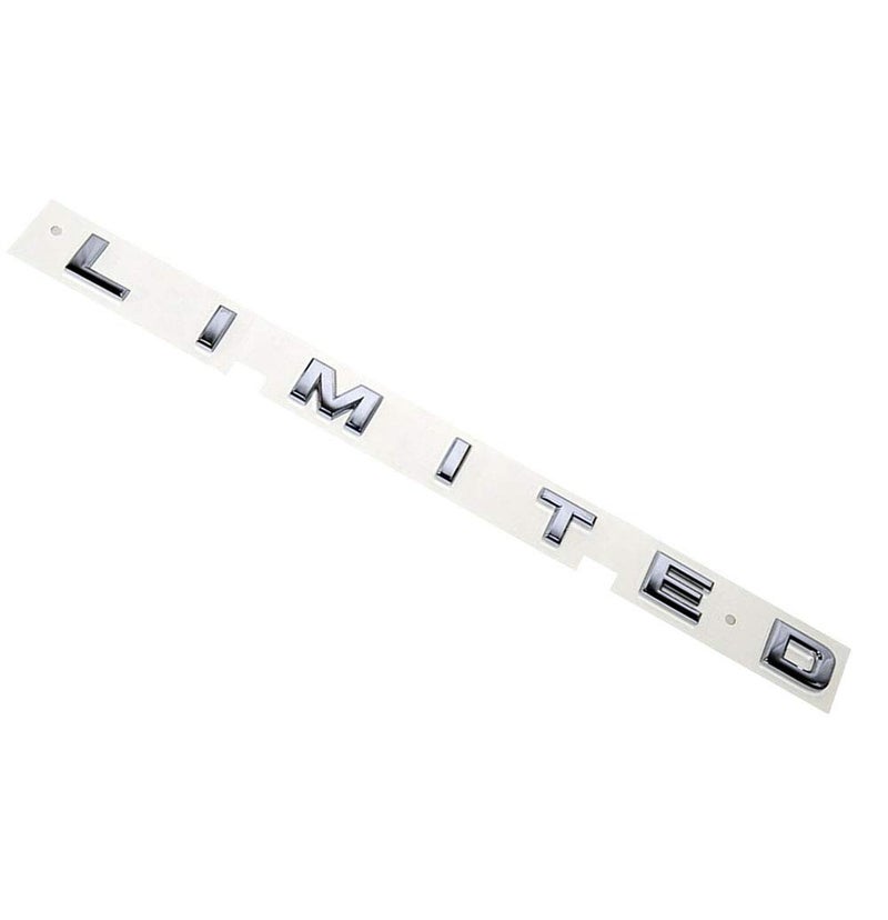 EmbRoom 2pcs Limited Emblems, Side Badge Nameplate 3D Replacement Truck Stickers Decals for 150 250 350 (Chrome) - Image 2