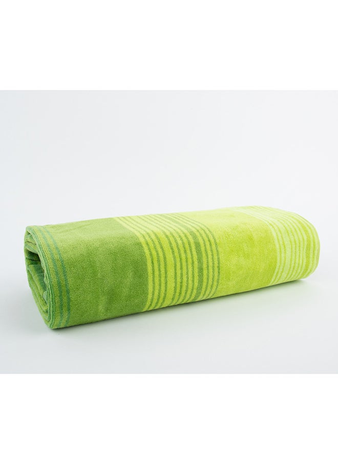 Towel Zooni 500 Gsm 100% Cotton-Pile To Pile Velor Stripe1 Bath  70X140 CmSoft Touch Extra Absorbent-Green - pzsku/Z7131BA7C99415341EDD2Z/45/_/1718005463/13b82b11-fc28-46e4-879a-ad26697eb634