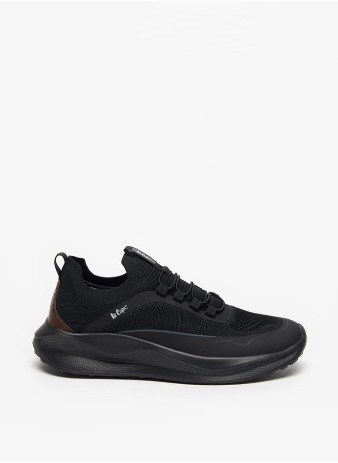 Lee Cooper Mens Textured Slip-On Low Ankle Sneakers  - Image 3