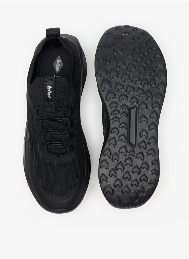 Lee Cooper Mens Textured Slip-On Low Ankle Sneakers  - Image 4