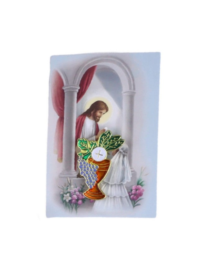 Needzo First Communion Set for Girls, White Rosary, Scapular, Lapel Pin, and Book Included, Catholic Keepsake Gifts - Image 4