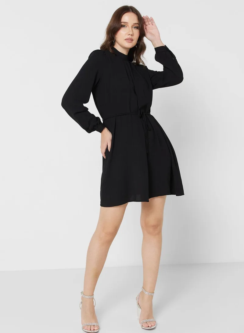 VERO MODA Mock Neck Mini Dress