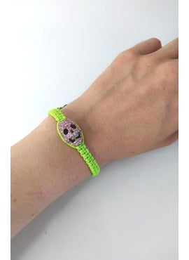 HD Marketim Skull Bracelet Uğur Şanş Macrame Thread Bracelet Adjustable Bracelet for Women Girls  - Image 2