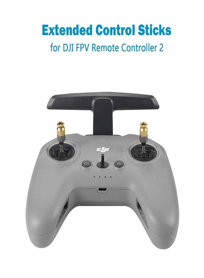 Hanatora Extension Joystick Stick for DJI FPV Remote Controller 3 2,Neo,Avata 2,RC Pro, Metal Control Extender Joysticks,Long Thumb Sticks Replacement Accessories - Image 5