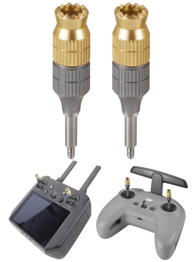 Hanatora Extension Joystick Stick for DJI FPV Remote Controller 3 2,Neo,Avata 2,RC Pro, Metal Control Extender Joysticks,Long Thumb Sticks Replacement Accessories - Image 1