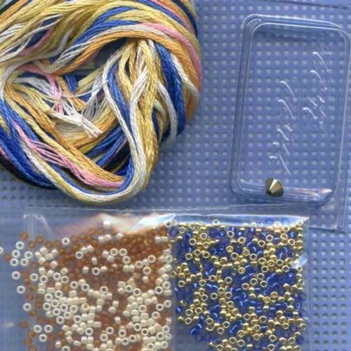 Mill Hill Cat in The Box Mill Hill Beaded Counted Cross Stitch Kit MH184302 - Image 3