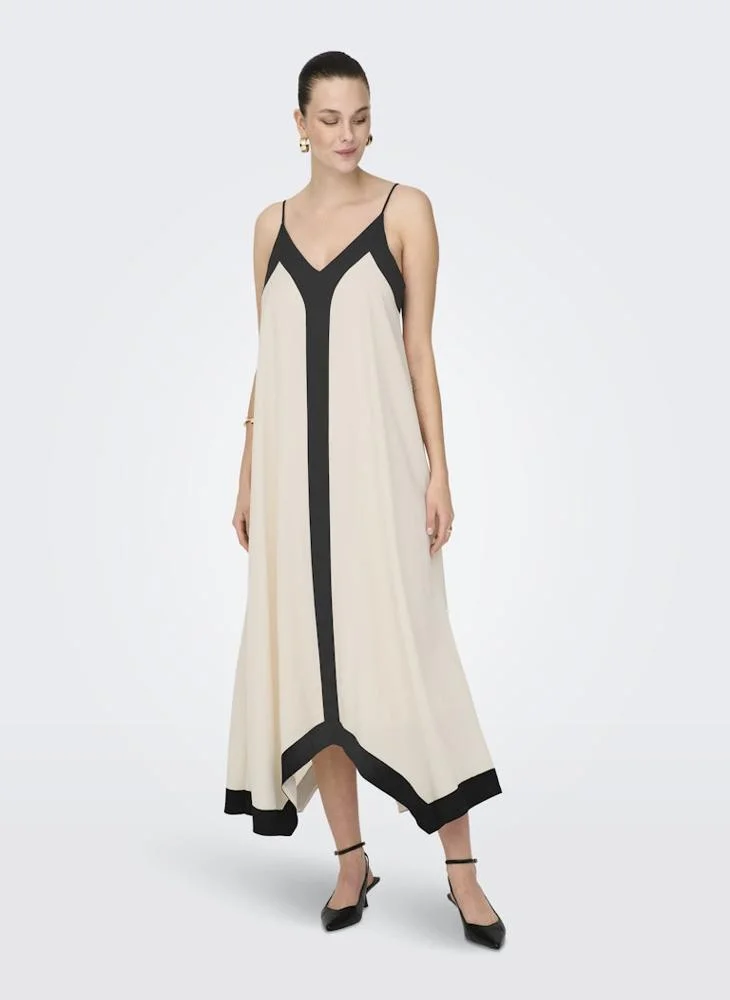 اونلي Onldiana Life Strap Maxi Dress