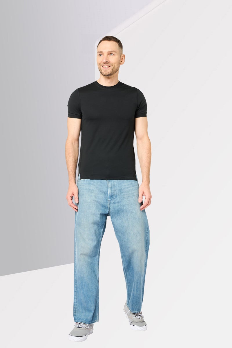 G-Star RAW جينز رجالي فضفاض مغسول غير قابل للتمدد، أزرق فاتح - Image 2