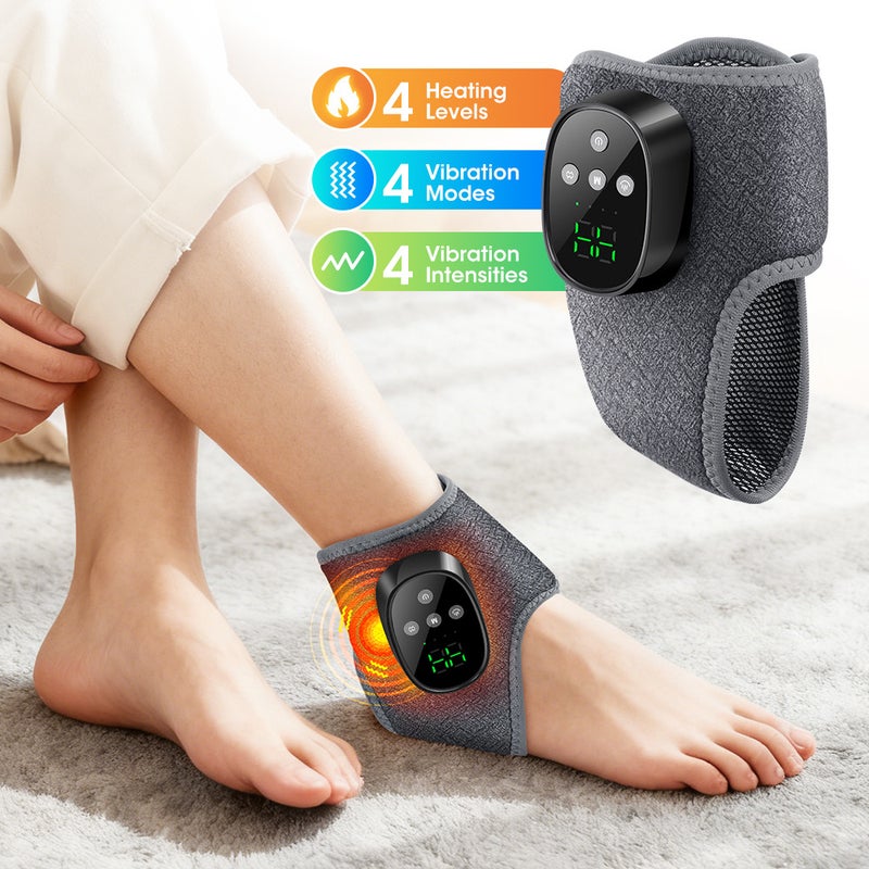 Heated Vibrating Electric Foot and Leg Massager with Ankle Warmer - Image 2