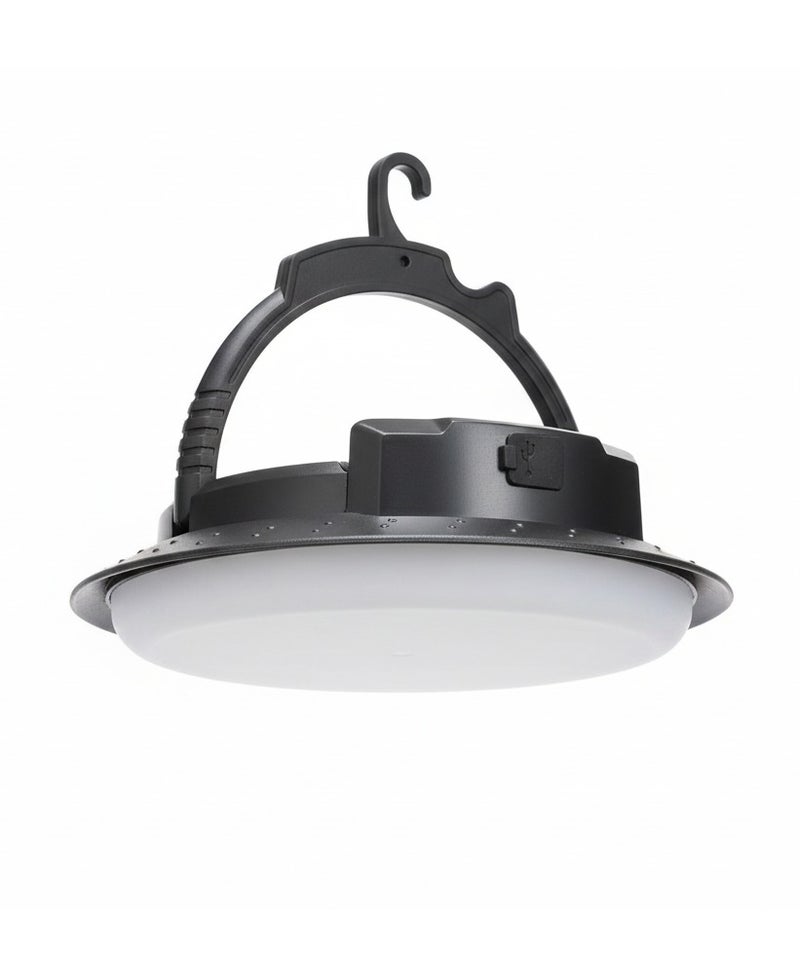 SMARTX Solar Rechargeable Camping Lamp Lantern, LED Camping Tent Solar Lantern Lights Different Mode USB Rechargeable Portable Light Tent Hanging Flashlight Lantern for Hiking, Power Failure, Hurricane, Outdoor Fishing Emergency Courtyard Garden - Image 1