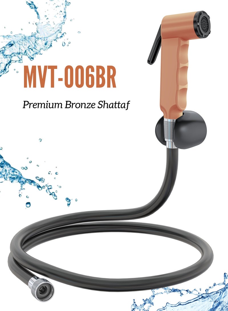 MAAT Premium Shattaf Set | Bronze Black Finish | Elegant Hygiene Solution - Image 1