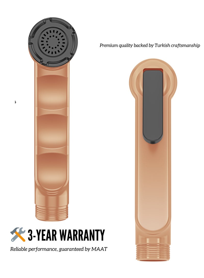 MAAT Premium Shattaf Set | Bronze Black Finish | Elegant Hygiene Solution - Image 4