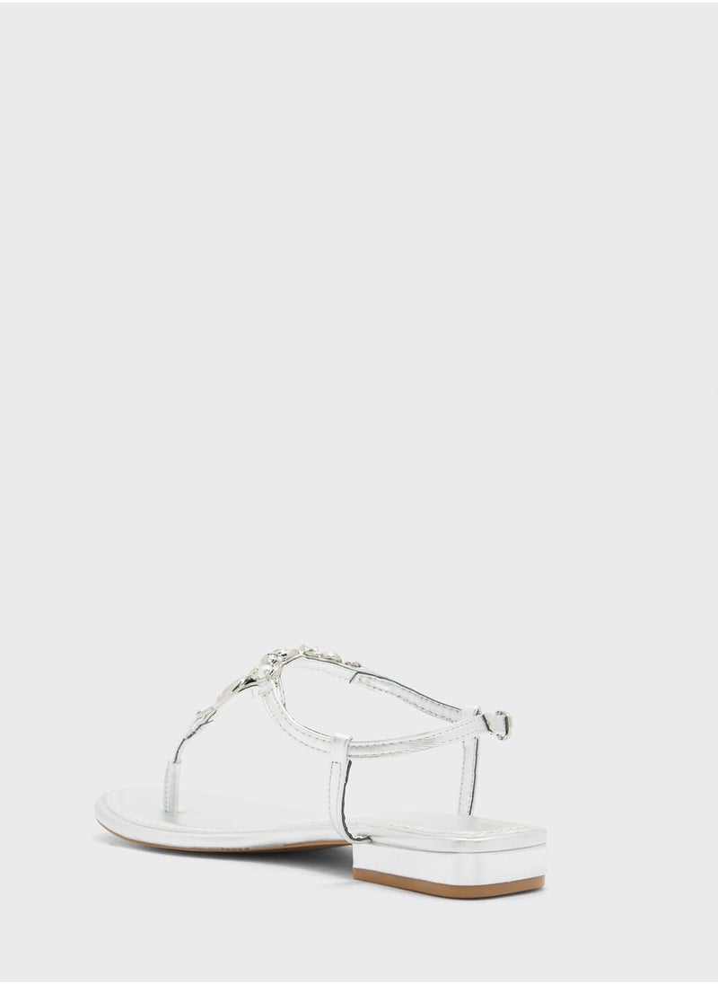 GUESS - Jiarella Flat Sandals - Image 1
